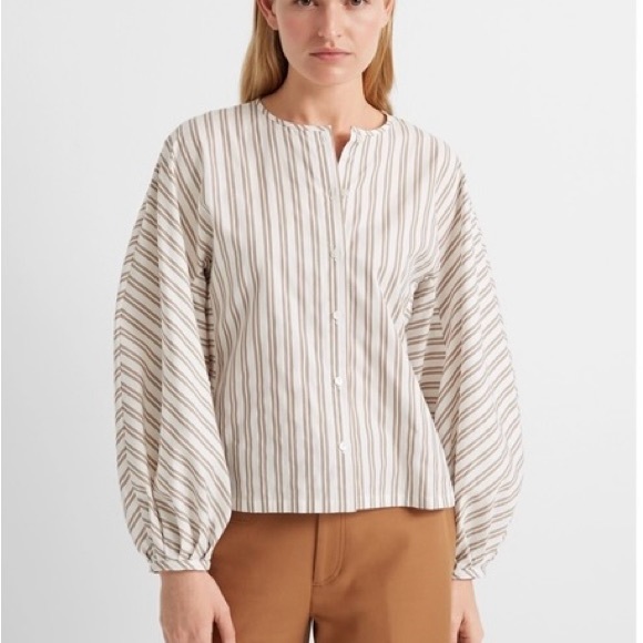 NWT Club Monaco Striped Dolman Sleeve Top Size Small - Picture 4 of 6
